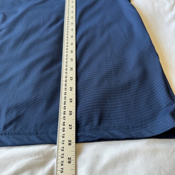 Under Armour HeatGear Men's Polo Shirt Blue Large Activewear Outdoor Golf Active - Picture 11 of 13